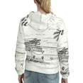 thumbnail image 7 of Kdxio Summer Vacation Scene With Camping Van Print Womens Oversized Hoodies Sweatshirts Hooded Pullover Tops Sweaters Casual-Small, 7 of 7