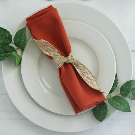 Coral Polyester Napkins BalsaCircle 50 pcs 17-Inch Polyester Luncheon Napkins - for Wedding Party Reception Events Restaurant Kitchen Home ()