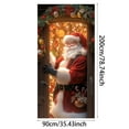 thumbnail image 2 of Custom Printed Door Curtains Fabric Hanging Tapestry Polyester Durable Color Vibrant Graceful Drape Easy Installation with Rod Pocket Hooks for Home Room Divider Privacy Screen Indoor Outdoor, 2 of 6