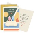 thumbnail image 1 of Tarjeta de San Valentín Oamiolek Funny Building Blocks Love, 1 of 4