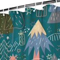 thumbnail image 3 of Shower Curtain for Bathroom Farmhouse Xmas Covered Snow Bathroom Curtain Durable Fun Bath Curtain Hooks Included,72x72Inch, 3 of 5
