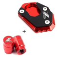 thumbnail image 1 of Para Kawasaki Z 900 2017-2020 Z900 Z900rs 2021 2022 accesorios soporte lateral para motocicleta ampliar + tapas de válvula de neumático, 1 of 3