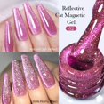 thumbnail image 3 of BORN PRETTY 10ml Gel Magnético Gato Reflectante Purpurina Semi Permanente Remojo UV LED Barniz, 3 of 4