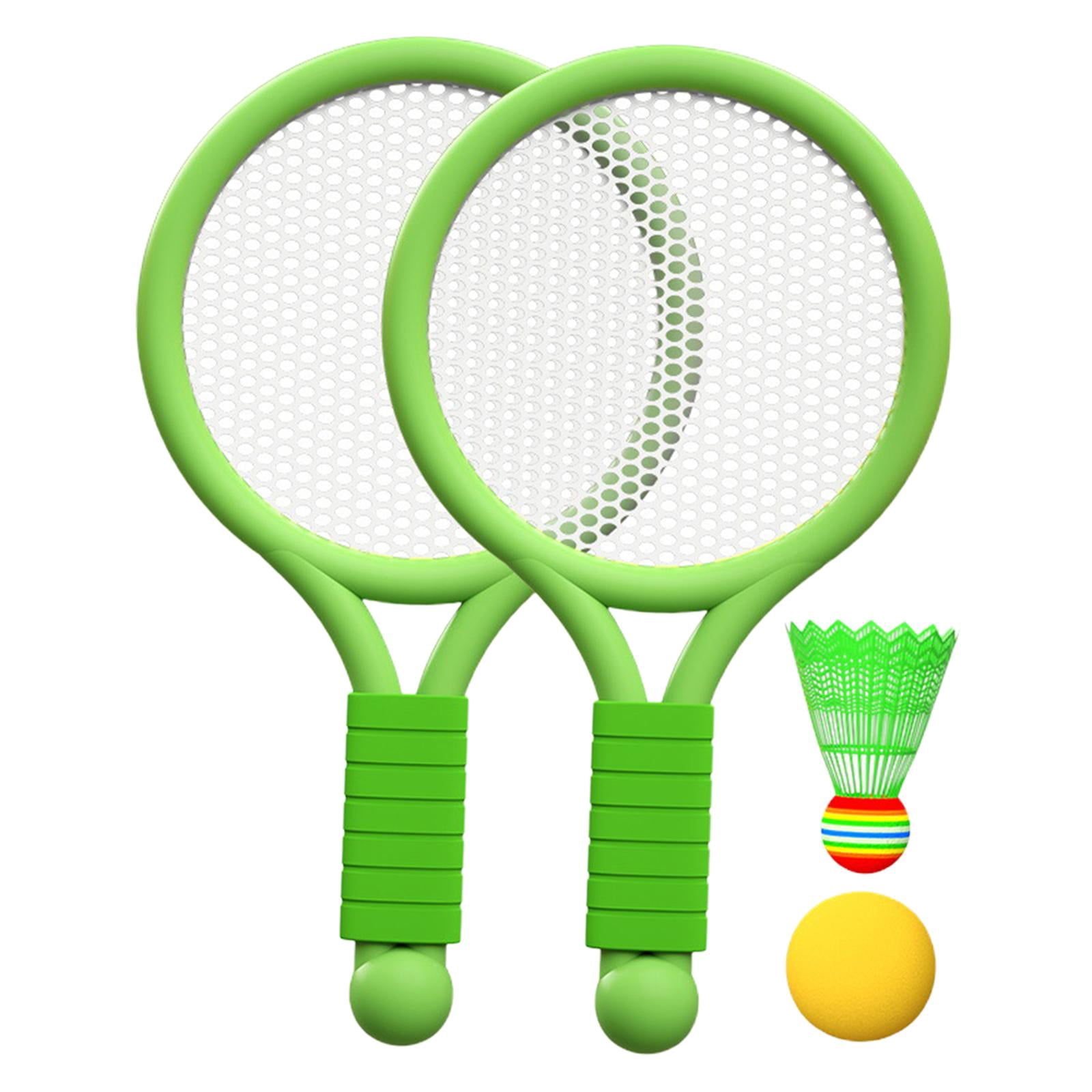 GARENDE Children Badminton Tennis Set Tennis Racket for Kids for Yard Girls Backyard Green
