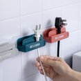 thumbnail image 4 of Wall Mounted Power Plug Holder Rack Adhesive Cord Cable Winder Organizer Tangle-Free Charging Cable, 4 of 7