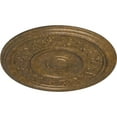 thumbnail image 3 of Ekena Millwork 16 1/8"OD x 3/4"P Tyrone Ceiling Medallion (Fits Canopies up to 6 3/4"), Hand-Painted Rubbed Bronze, 3 of 6