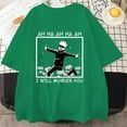 thumbnail image 3 of Camiseta con estampado gráfico de Anime Satoru Gojo para hombres y mujeres, Tops casuales Y2K, camisetas personalizadas de cuello redondo, nuevas, calientes, 3 of 4