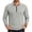 Gray, variant on fnnxeal Mens Polo Shirts, Fashion Casual Fall Winter Long Sleeve Collared Zipper Light Blue Polo Shirts for Men Size S