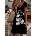 thumbnail image 3 of Nuevo diseño original de verano, vestido mini sexy y lindo de Mickey, escote en V, microelástico, a la moda, cómodo y moderno, vestido mini de calle, 3 of 5
