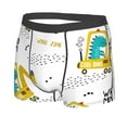 thumbnail image 2 of Disketp Dinosaur On Excavator Men'S Boxer Briefs,Soft And Breathable Cotton Underwear With Comfortflex Waistband, 2 of 8