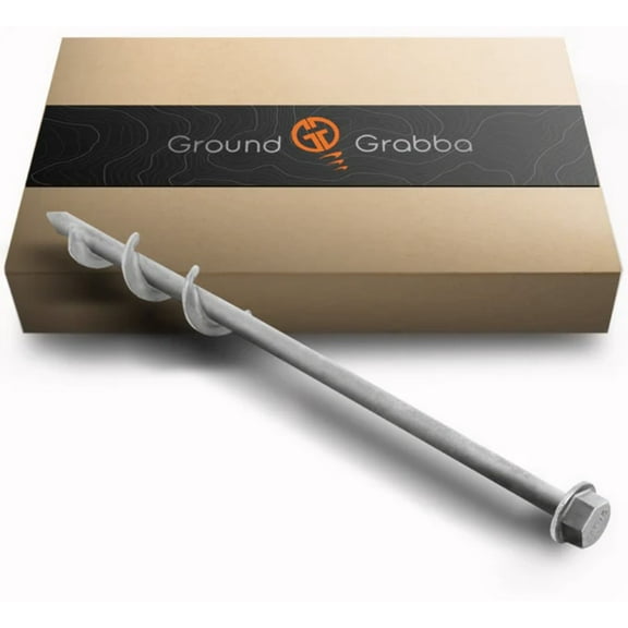 GroundGrabba Pro, 1 foot, (300mm) Hex size 5/8" (16mm), 1 Pack