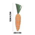 thumbnail image 2 of 4Inch 1pcs Easter Fabric Carrot Decorations for Party Supplies | Adorable Soft Plush Carrot Ornaments for Spring & Home Decor, 2 of 5