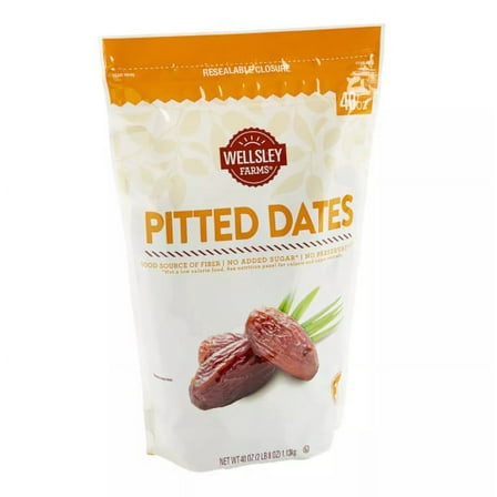 Wellsley Farms Dried Pitted Dates, 40 oz.