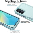 thumbnail image 5 of Galaxy A16 5G Case , 2 in 1 Phone Case for Samsung Galaxy A16 5G 6.7 inch ,Takfox Shockproof Protection Heavy Duty Armor Hard Plastic & Rubber Rugged Full Body Bumper Cover ( Mintgreen ), 5 of 12