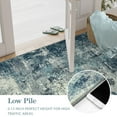 thumbnail image 6 of RUG ROBOT 5'x7' Area Rugs for Living Room, Non-Slip Washable Rug, Indoor Soft Modern Abstract Distressed Accent Carpet for Bedroom, Dining Room, Kitchen, Blue/Gray, 6 of 10