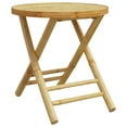 thumbnail image 3 of vidaXL 3 Piece Bistro Set Bamboo, 3 of 5