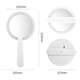 thumbnail image 3 of Travel Makeup Mirror with Led Light, Compact Handheld Makeup Mirror, Swivel Folding On/Off Personal Mirror, 3 of 5