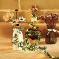 thumbnail image 3 of 100 Leds guirnalda verde hoja pequeña vid cadena luz boda fiesta Navidad vacaciones Año nuevo Patio decoración 33 pies, 3 of 5
