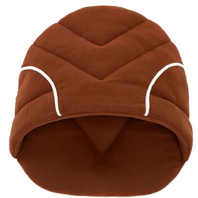 Dog Bed House Warm Semi Enclosed Soft Comfortable Pet Sleeping Bag Bed for Cat Rabbits Camel 58x48x22cm / 22.8x18.9x8.7in (0.42kg/14.8oz)
