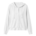 thumbnail image 6 of CHGBMOK Women's Plus Size Hooded Cardigan Lightweight Button Down Cardigan Long Sleeve Soft Knit Sweater Jacket, 6 of 9