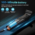 thumbnail image 6 of Manscape Body Hair Trimmer for Men, 3 in 1 Beard and Body Grooming Kit with Skin Safe No-Nick Blades, Waterproof Wet/Dry Electric Shaver for Groin, Pubic & Ball, Type-C Rechargeable Groomer Kit, 6 of 10