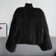 thumbnail image 5 of Chaquetas para mujer Damas Casual Trendy Color sólido Faux Plush Warm Jacket Coat Odeerbi ODB-3, 5 of 5