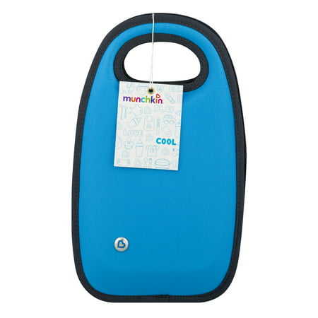 Munchkin 4-Bottle Baby Bottle Cooler Bag, Blue