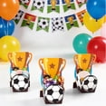 thumbnail image 6 of Diceymbol 10Pcs Soccer Party Favors Treat Boxes Birthday Party Decorations Boxes Soccer Fan Gifts 4In Square Candy Boxes for Game Day Party Treat Use, 6 of 7