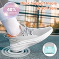 thumbnail image 4 of Zapatillas de tenis sin cordones ZOVE con punta ancha para mujer 37, 4 of 7