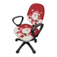 thumbnail image 5 of CHAQLIN Office Chair Covers Santa Claus Pattern with Comfy Decorative Office Chair Slipcover for High Back Chair, 2 Piece Desk Chair Cover, 5 of 8