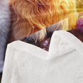thumbnail image 3 of Erosebridal Kitten Dog Fleece Blanket, Pet Lover Sherpa Throw, Rustic Floral Decor, 3 of 6