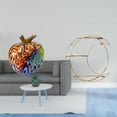 thumbnail image 2 of CoudarTitie Figurine Statue Resin Statues Sculpture Home Decoration Wall Storage Rack Metal 3 Tier Wall Hanging Shelf Decor Bedroom Unique Craftsmanship Made of R, 2 of 8