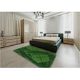 thumbnail image 4 of Ahgly Company Indoor Rectangle Patterned Dark Forest Green Area Rugs, 7' x 9', 4 of 6