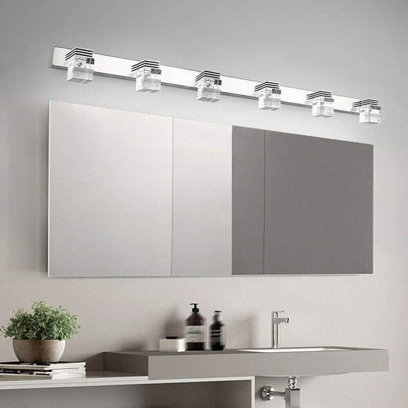 LED Vanity Light Bathroom Toilet LED Mirror Front Light Fixture Wall Sconces Makeup Vanity Lamp (6 lights-18W)