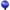 Blue, variant on Alpine Electric Silver Glass Gazing Globe, 11 inch Tall