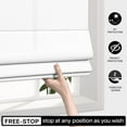 thumbnail image 6 of LazBlinds Cordless Roman Shades for Windows, Light Filtering Thermal Insulated Window Blinds, Lightweight Fabric Blinds for Indoor Windows, 35" W x 60" H, White, 6 of 6