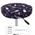 thumbnail image 4 of Disketp Love Wine Funda Redonda para Taburete, Funda de Cojín para Silla de Bar Suave y Elástica-13 inch, 4 of 7