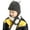 Dark Gray, variant on Yoyauz Kids Winter Hat Scarf Mittens Set - 3pcs Warm Knit Beanie Cap and Circle Scarf and Gloves with Fleece Lining for Children Girls -