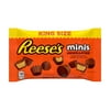 Reese's Minis Unwrapped Milk Chocolate Peanut Butter Cups Candy, King Size Bag 2.5 oz