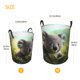 thumbnail image 3 of Balery Daisy Koala Cesta de ropa redonda con asas, impermeable, independiente, para ropa, juguetes, dormitorio y familia-Medium, 3 of 6
