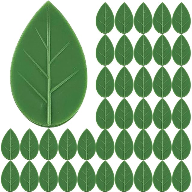 40 Clips para Plantas (Forma de Hoja), Clips Autoadhesivos para Montaje en Pared de Plantas, Clips Invisibles para Montaje en Pared de Plantas, Clips en Forma de Hoja, Soportes para Uvas para Fijación