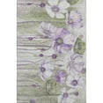 thumbnail image 2 of Addison Rugs Mayfield Washable Transitional Floral Purple Rectangle Rug, 8' x 10', 2 of 6