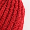 thumbnail image 4 of Moocorvic Winter Knit Beanie Hat with Ear Flaps, Soft Warm Fleece Lined Hat for Women, Valentine's Day Gift,Red, 4 of 6