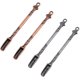 thumbnail image 1 of Mini cuchara, cuchara de pala de metal, hebilla de collar con colgantes, juego de 4 (2 bronce+2 metálico), 1 of 5