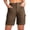 Coffee Womens Shorts, variant on Womens Cargo Shorts Summer Hiking Elastic Waisted Straight Leg Going Out Short for Women with Multi-Pockets