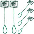 thumbnail image 1 of EeaseCA Durable Landing Net Unbreakable Tuck Net Aquarium Fish Tank Fishing Net (Green, 8 Inches, 5Pcs/Package), 1 of 9