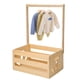 thumbnail image 5 of Caja de almacenamiento de madera | Organizador de cesta de regalo de ducha | Acabado de madera natural | Armario con tirador | Decoración de guardería multiusos | Gran capacidad | 1 paquete |, 5 of 7