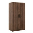 thumbnail image 5 of Euroco Modern 67.3" Armoire Wadrobe, 2 Door Bedroom Armoire with Hanging Rods for Kids Adults, Brown, 5 of 10