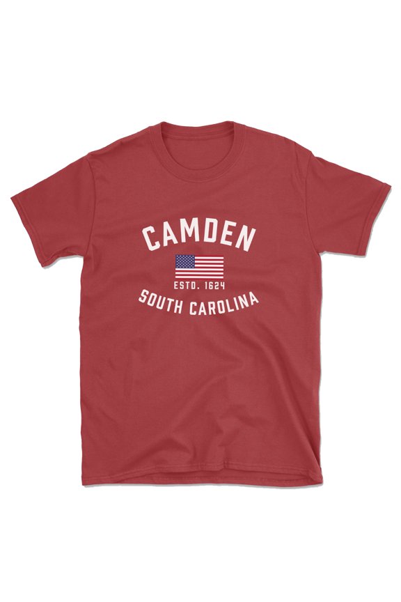Camden South Carolina Patriot Men's Cotton T-Shirt