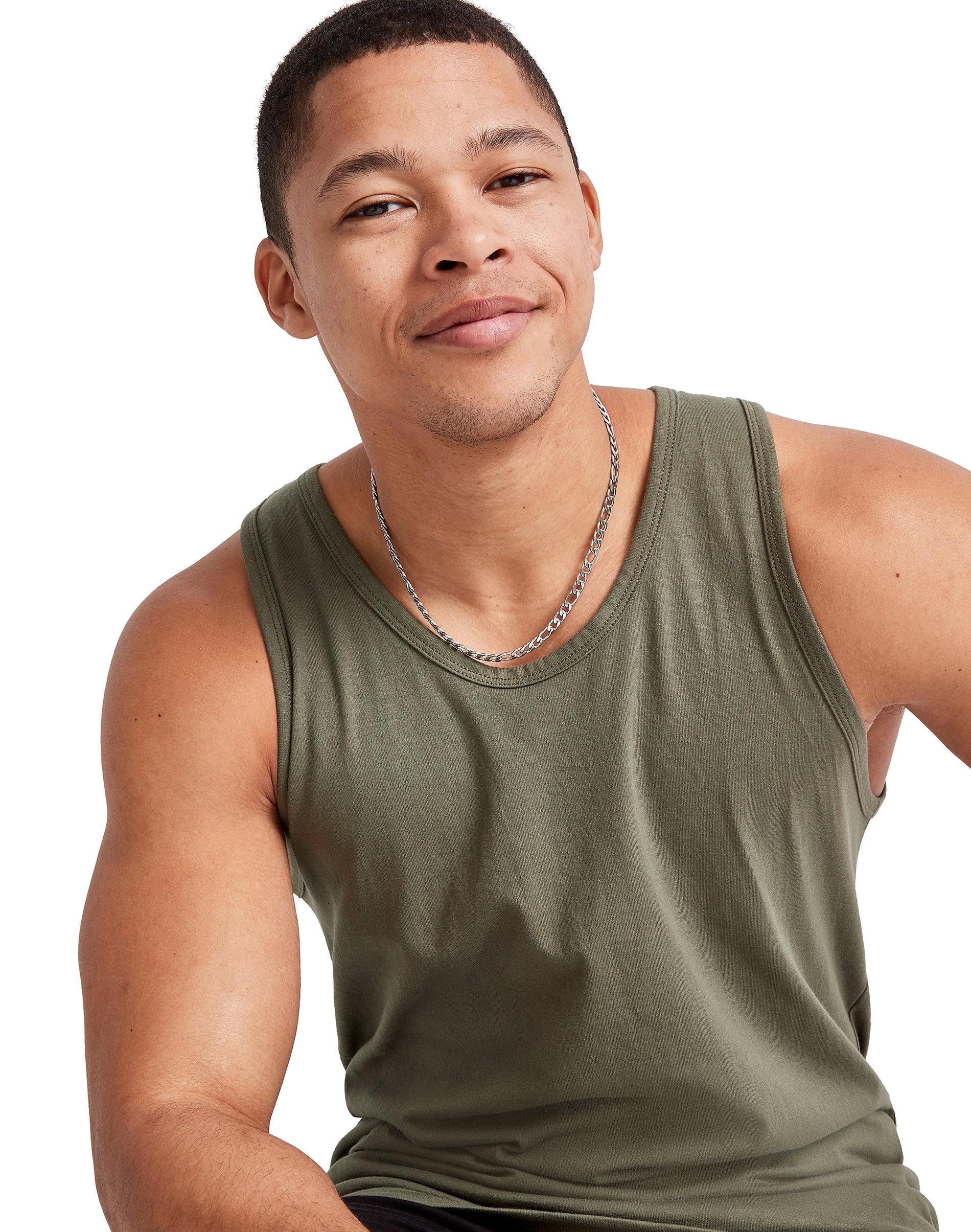 Hanes Men's Essentials Midweight Tank Top, Sizes S-3XL